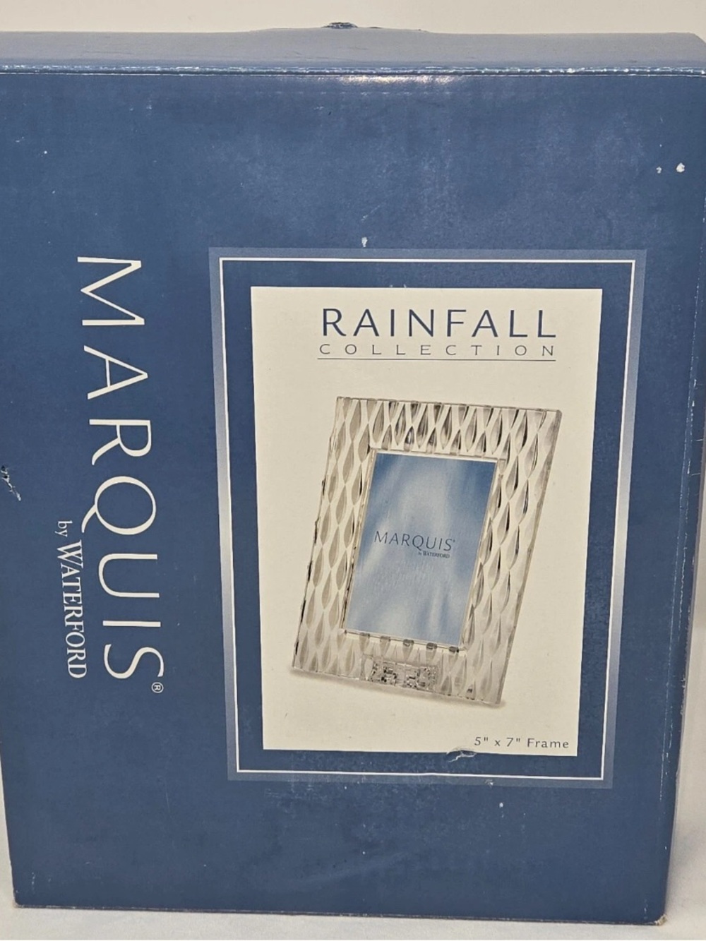 Marquis by Waterford Rainfall Collection Silver Picture Frame - Silver